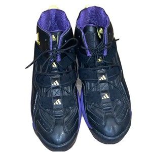 Adidas Top Ten 2000 Lakers Men’s Black Purple Mid-Calf Sneakers Sz 14
